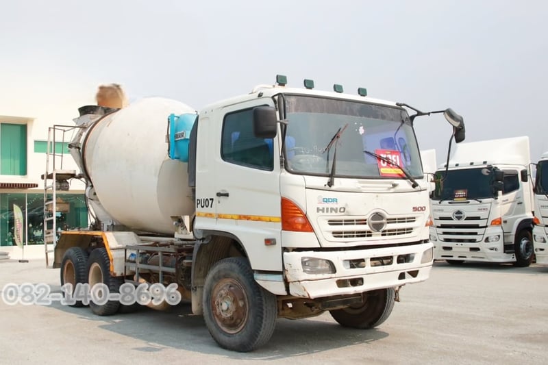 สิบล้อโม่ปูน HINO FM1A 330 แรง ปี 2556 (9081)