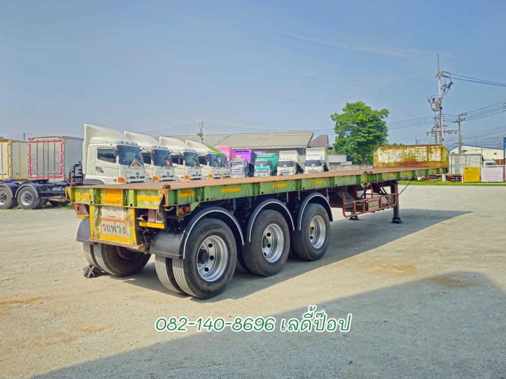 หางพื้นเรียบ สามเพลา อู่ BPT ปี 58 (7339) หางพื้นเรียบ สามเพลา อู่ BPT ปี 58 (7339)