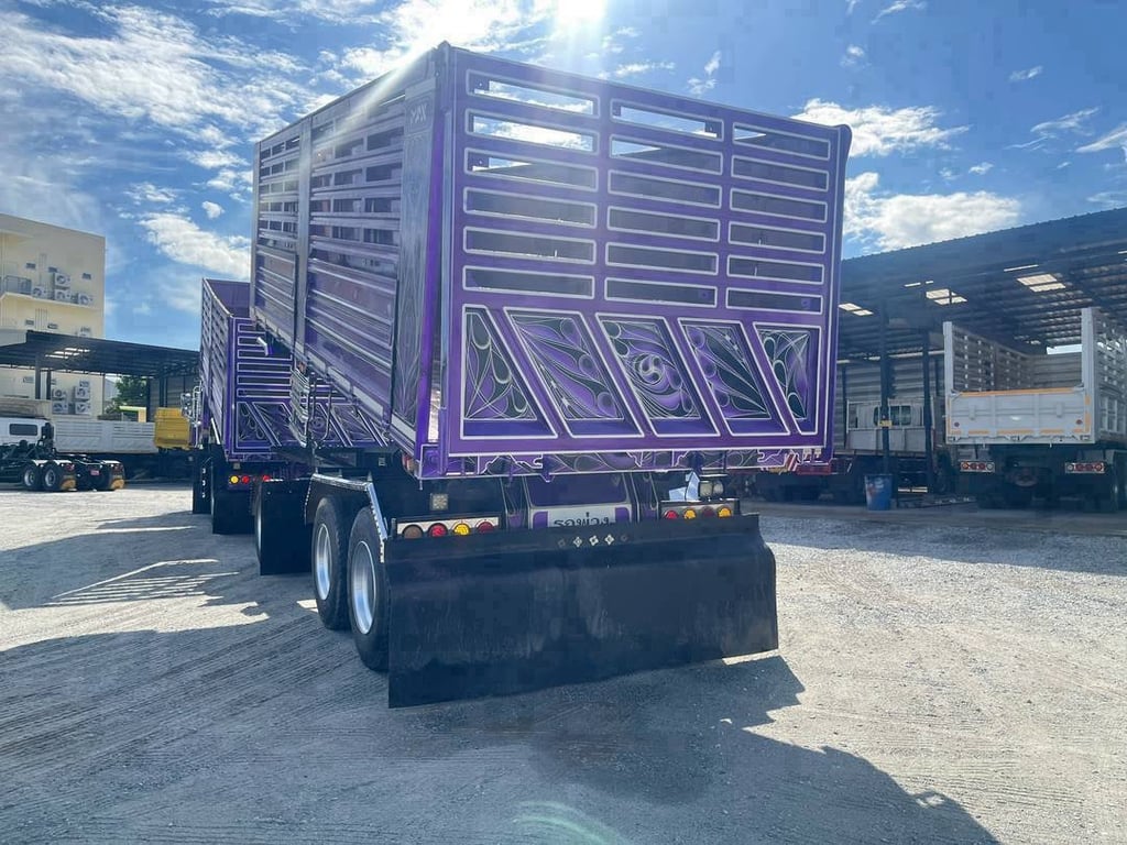 สิบล้อดั้มพ์พ่วงแม่ลูก ISUZU FXZ 360 ปี 66 (9107,9108) 
