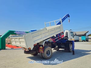 หกล้อดั้มพ์ติดเครน ISUZU FTR 240แรง ปี 66 (3266)