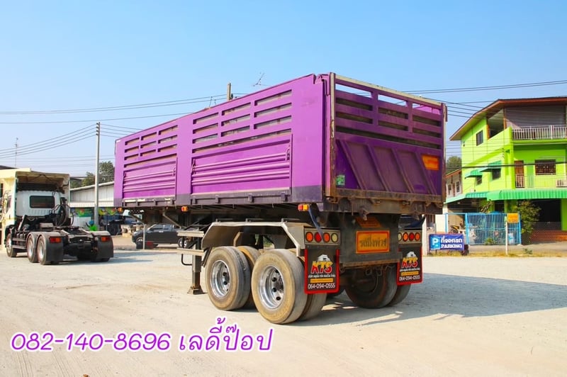 หางเซมิดั้มพ์ สองเพลา  อู่เพชรรัตน์นำกิจเจริญ ปี 66 (9819)