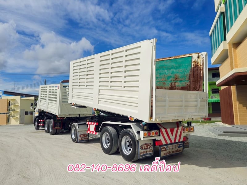 สิบล้อดั้มพ์พ่วง HINO VICTOR 500 FM1A 344แรง ปี 66 (7371,9338)