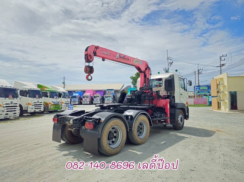 หัวลากติดเครน HINO FM1A 344แรง ปี 62 (0293)