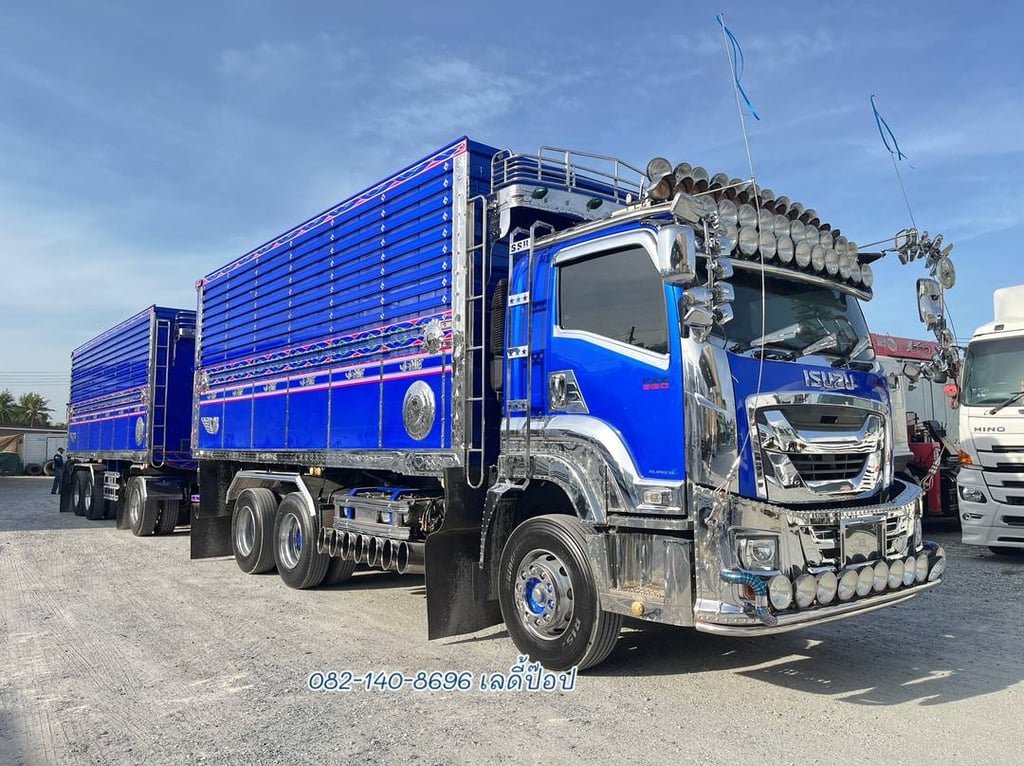 สิบล้อดั้มพ์พ่วงเกษตร ISUZU FXZ 360แรง ปี 66 (3111,3112) 