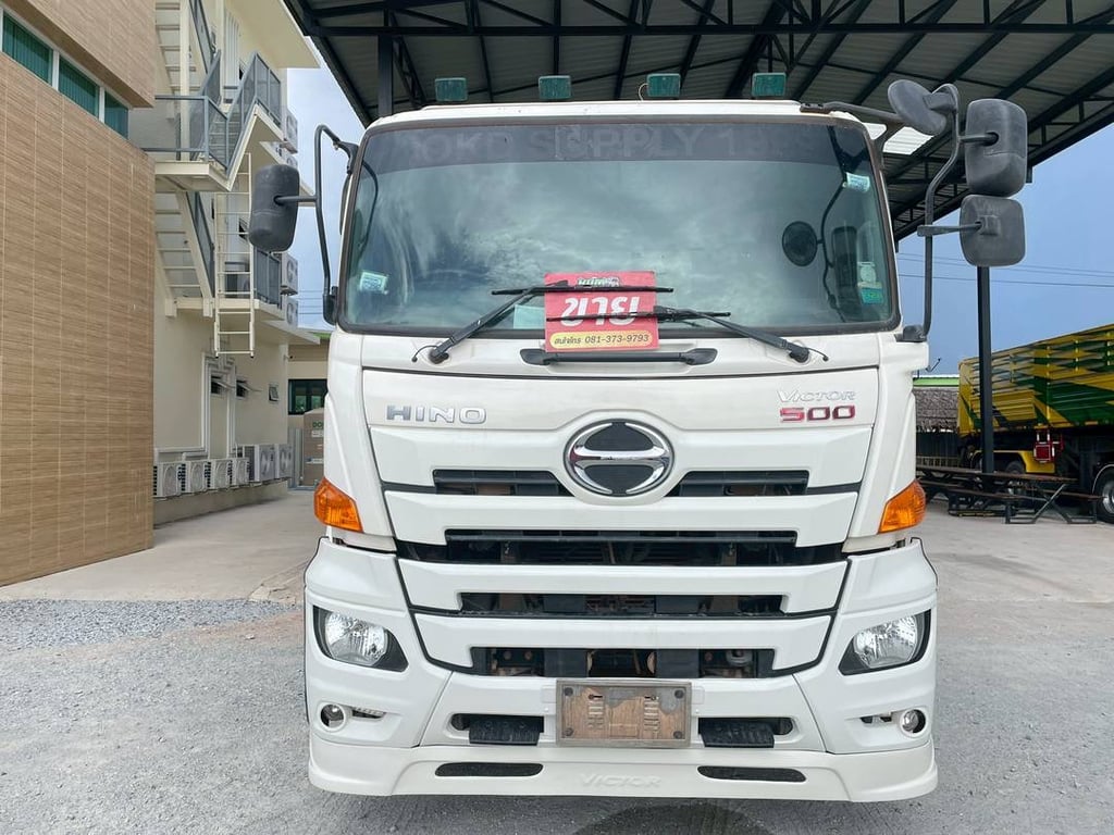 สิบล้อดั้มพ์พ่วงแม่ลูก กระบะสามมิตรแท้ HINO FM1A 344 แรง ปี 2566 (1506,1507)