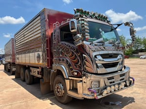 สิบล้อดั้มพ่วงแม่ลูก ISUZU FXZ 360 ปี 2565 (1903)(1904)