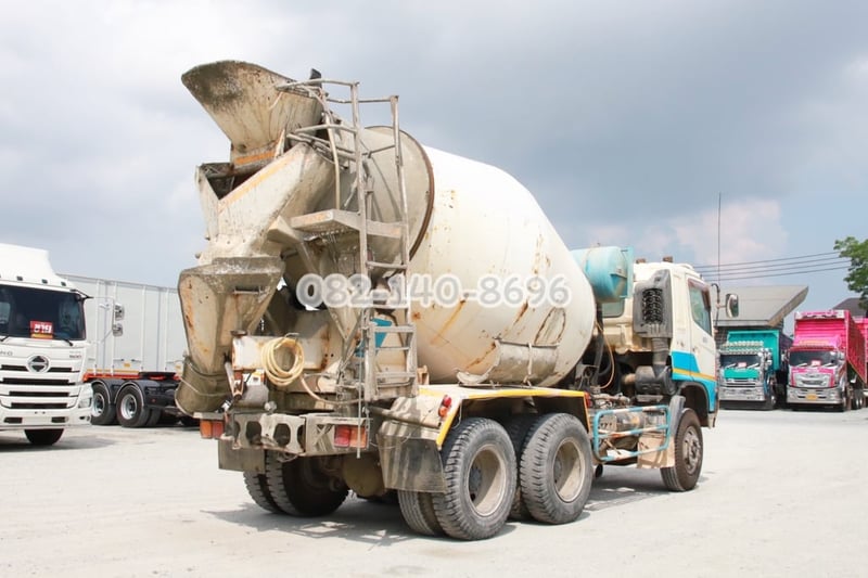 สิบล้อโม่ปูน HINO FM1A  330 แรง ปี 55 (0741)