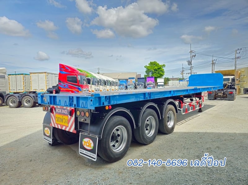 หางพื้นเรียบ สามเพลา  อู่ RCK ปี 64 (8647)