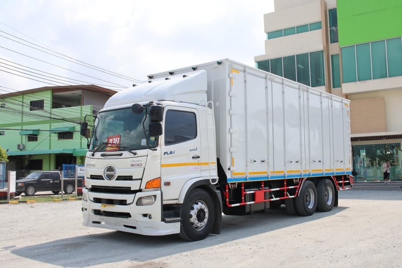 สิบล้อตู้สิบบาน HINO FL8J 260 แรง ปี 2561 (2716)