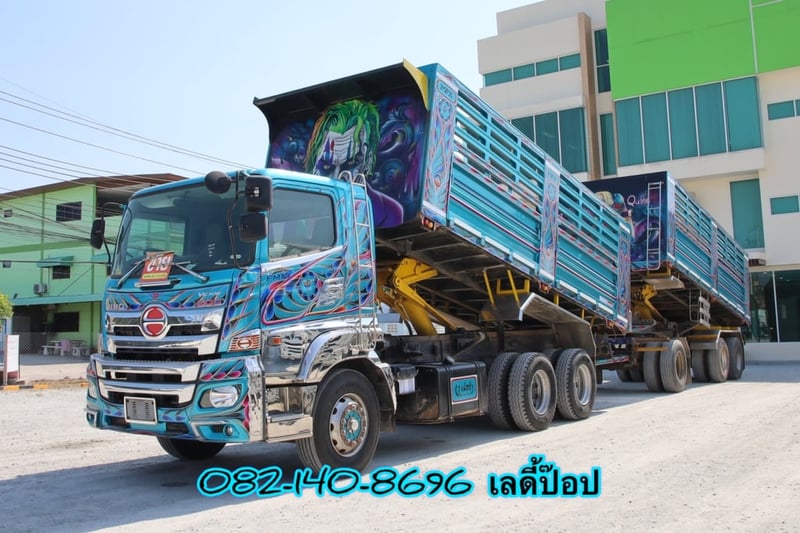 🔥💥 โปรลดกระหน่ำต่ำกว่าทุน ดั้มพ์พ่วง344💥🔥 สิบล้อดั้มพ์พ่วง HINO VICTOR 500  FM1A 344แรง ปี 67 (5491,5492)