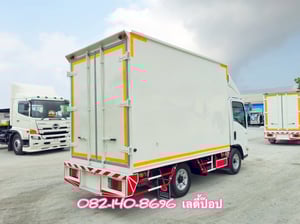 🔥💥โปsลดกระหน่ำต่ำกว่าทุน สี่ล้อตู้จัมโบ้ 💥🔥 สี่ล้อตู้จัมโบ้ ISUZU NLR  104แรง ปี 63 (2632)