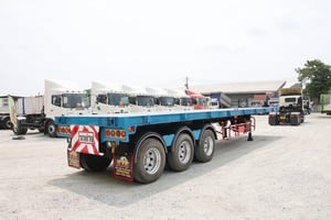 หางพื้นเรียบ สามเพลา อู่ สหะกิจ ปี 2561 (5341)