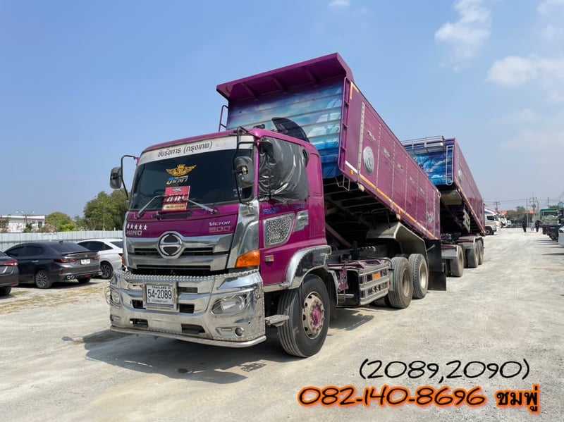 สิบล้อดั้มพ์ HINO FM2P 380  แรง ปี 2565 (2089,2090)