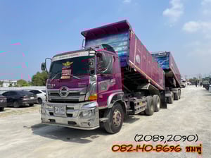 สิบล้อดั้มพ์ HINO FM2P 380  แรง ปี 2565 (2089,2090)