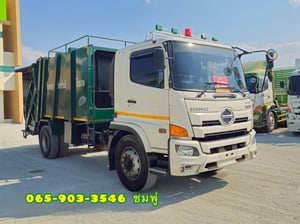 ‼️ลดกระหน่ำ ต่ำกว่าทุน‼️ หกล้อบรรทุกขยะ HINO FG8J 240 แรง ปี 2566 (4084)