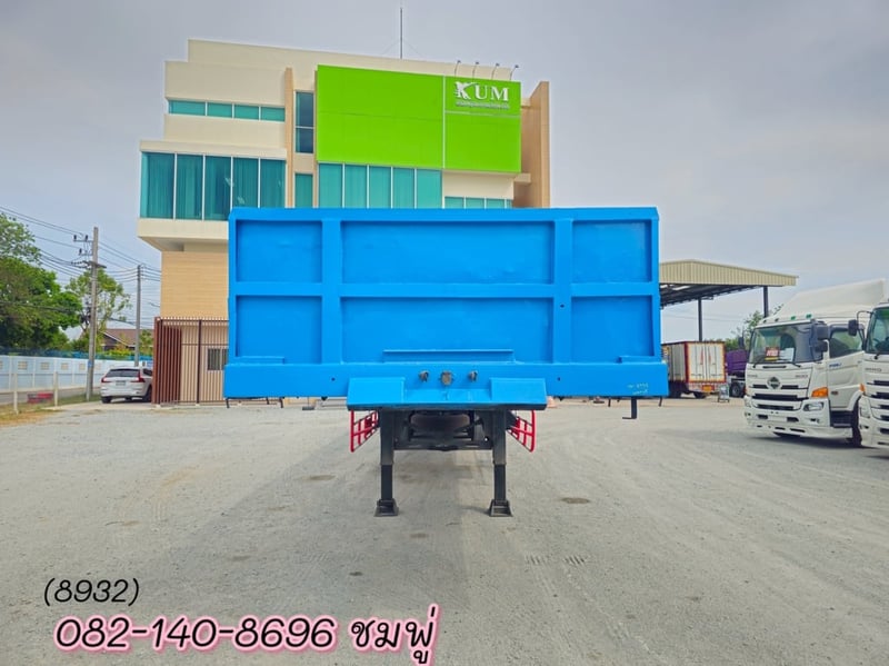 หางพื้นเรียบ สามเพลา  อู่ ST ปี 2558 (8932)