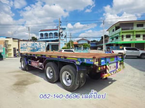 หางพ่วงพื้นเรียบ สามเพลา  อู่ซุ่นชัย ปี 2559 (2767)