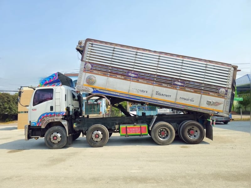 12 ล้อดั้มพ์เกษตร ISUZU FYH  360 แรงม้า ปี 2555 (0856)
