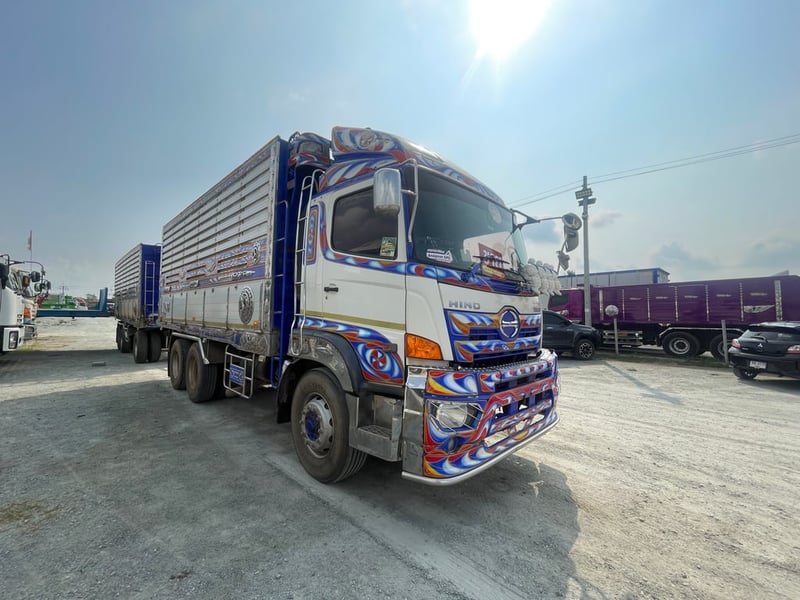 สิบล้อดั้มพ์เกษตรแม่ลูก HINO FM1A 344 แรงม้า ปี 2561 (3362,3363)