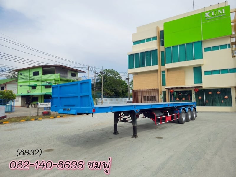 หางพื้นเรียบ สามเพลา  อู่ ST ปี 2558 (8932)