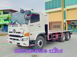 🔥💥โปsลดกระหน่ำต่ำกว่าทุน รถพื้นเรียบ 💥🔥 สิบล้อพื้นเรียบ HINO FG8J 260แรง ปี 2560 (1784)
