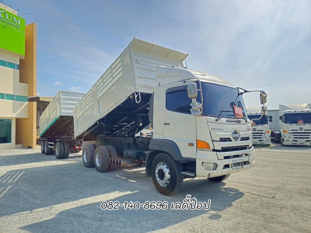 สิบล้อดั้มพ์พ่วง HINO FM1A 344 ปี 59 (3775,8972)
