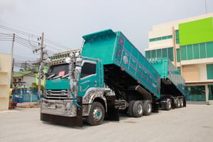 สิบล้อดั้มพ์พ่วง ISUZU FXZ  360 แรงม้า ปี 65 (1245,1246)