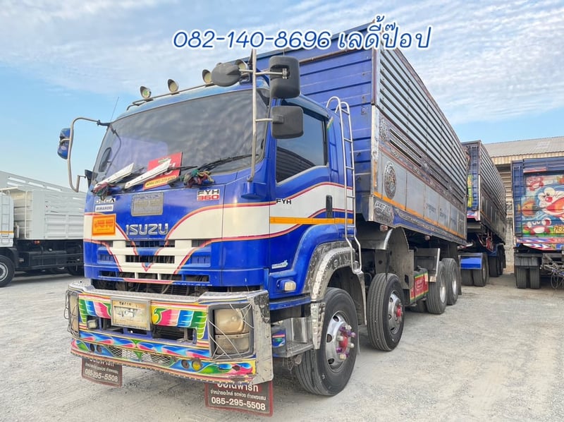 สิบสองล้อดั้มพ์แท้คอกเกษตร  ISUZU FYH 360แรง ปี 2556 (2507,2508)