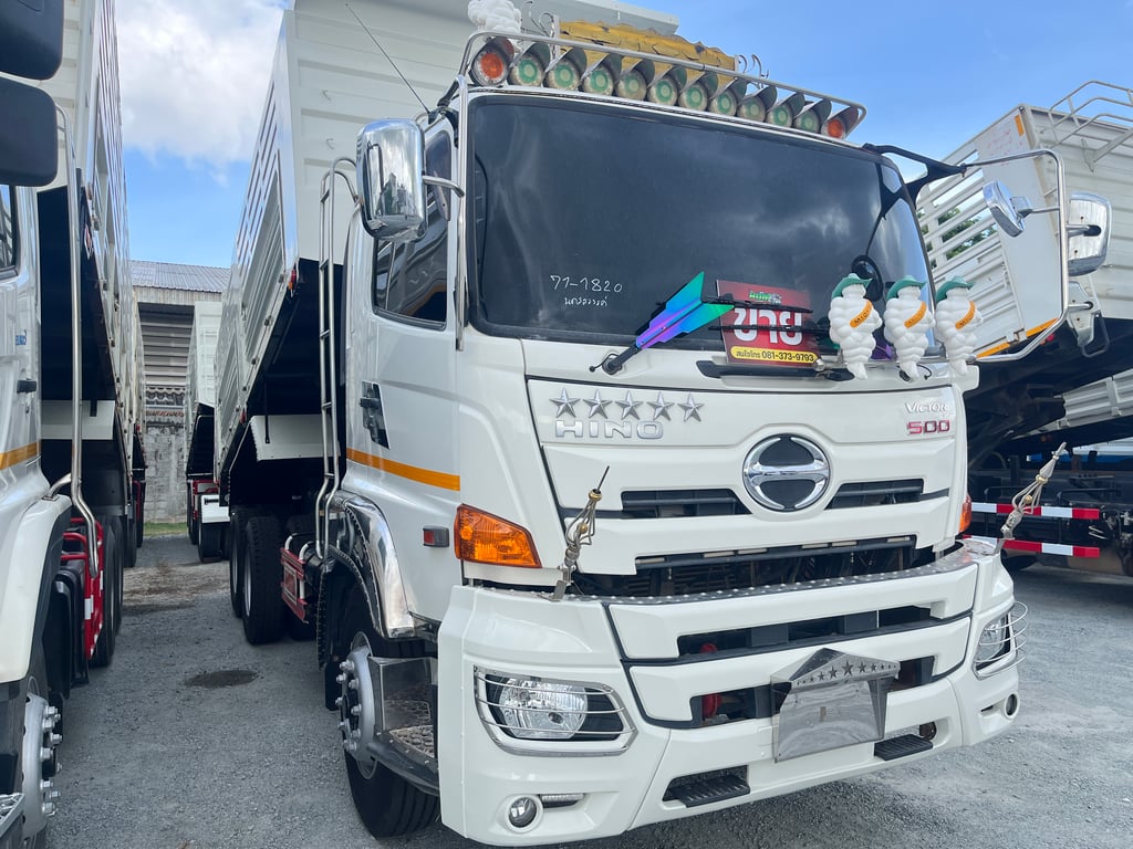 สิบล้อดั้มพ์พ่วงแม่ลูก HINO VICTOR 500 FM1A 344แรง ปี 65 (1820,1821) สิบล้อดั้มพ์พ่วงแม่ลูก HINO VICTOR 500 FM1A 344แรง ปี 65 (1820,1821)
