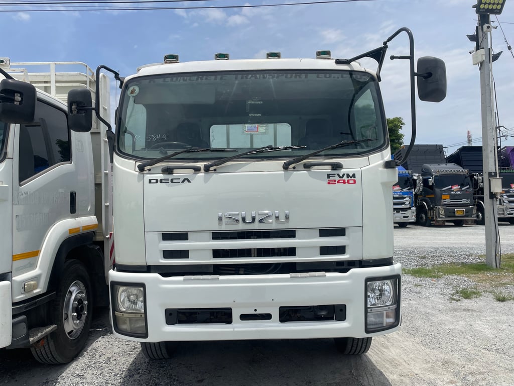 สิบล้อพื้นเรียบ ISUZU FVM 240แรง ปี 2555 (5844)
