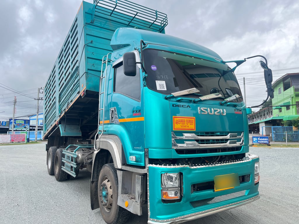 สิบล้อดั้มพ์ ISUZU FXZ 360 แรง ปี 2566 (3592)