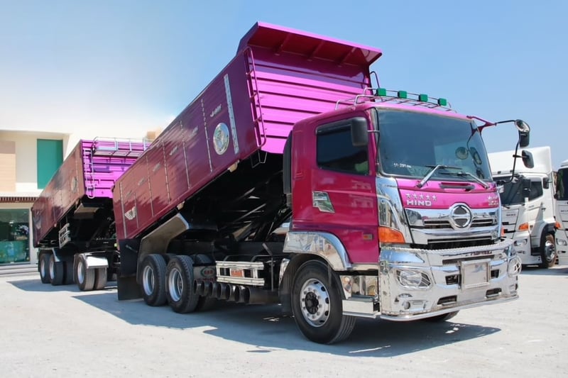 สิบล้อดั้มพ์ HINO FM2P 380  แรง ปี 2565 (2089,2090