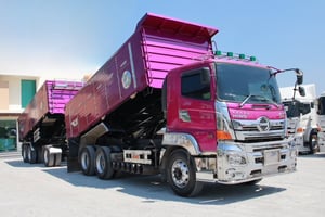 สิบล้อดั้มพ์ HINO FM2P 380  แรง ปี 2565 (2089,2090