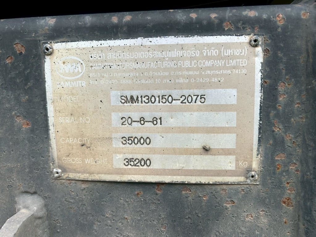 สิบล้อดั้มพ์พ่วง HINO FM2P  380แรงม้า ปี 61 (8844,8845)