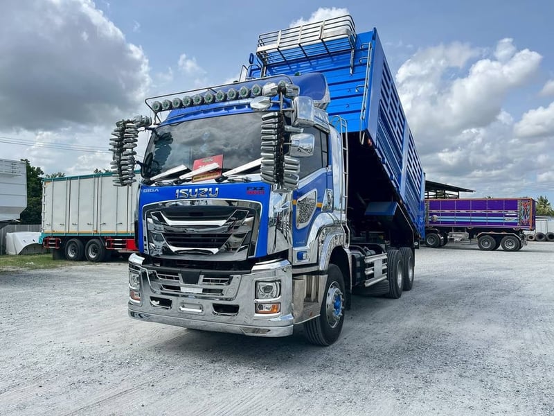 ISUZU FXZ 360แรงม้า รถบรรทุก 10ล้อ ดั้มพ์ ปี2023 (3502)