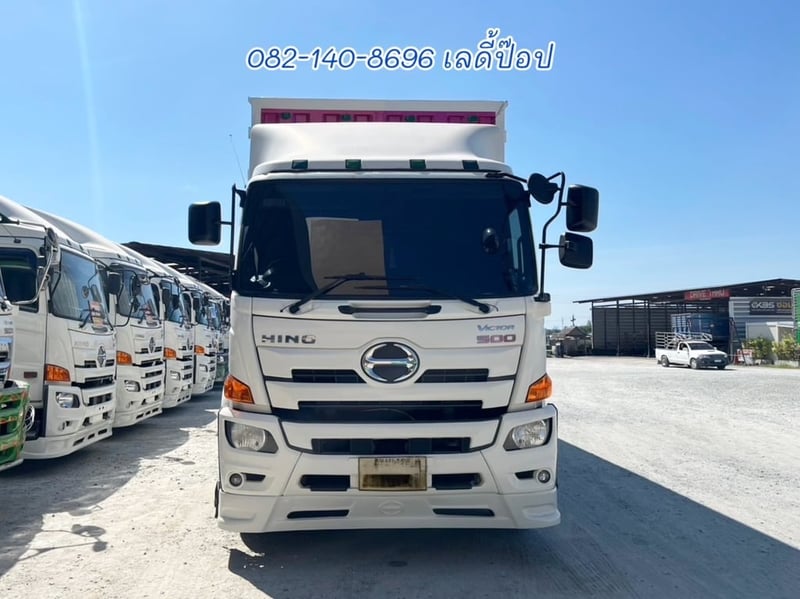 หกล้อตู้สิบบานมีลิฟท์ท้าย HINO FG8J 240แรง ปี 62 (8724)