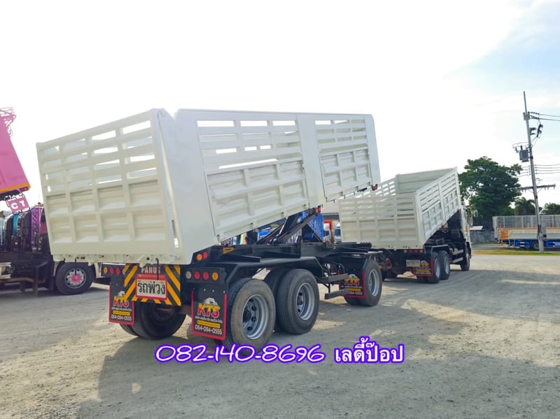 สิบล้อดั้มพ์พ่วง ISUZU FXZ  360แรง ปี 2565 (9575,9576)