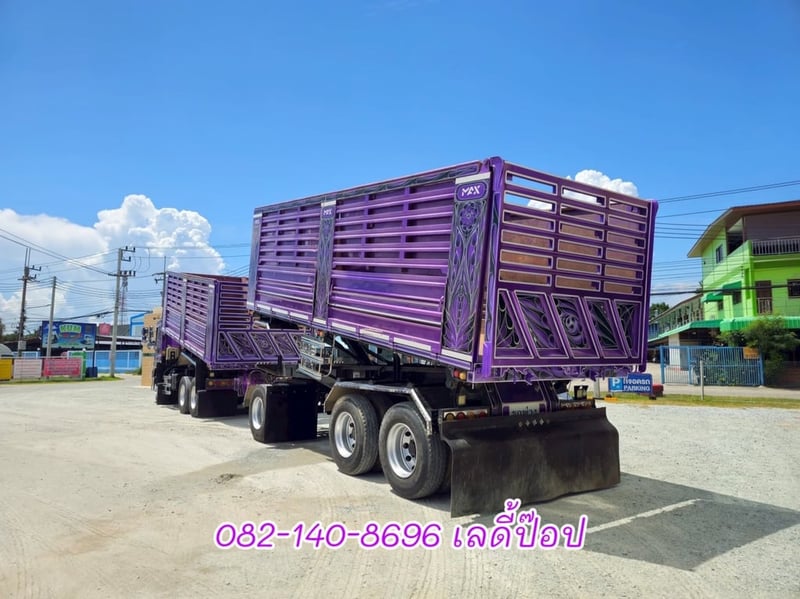 สิบล้อดั้มพ์พ่วง ISUZU FXZ 360แรง ปี 66 (9107,9108)