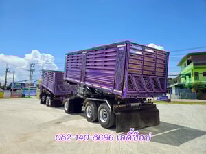 สิบล้อดั้มพ์พ่วง ISUZU FXZ 360แรง ปี 66 (9107,9108)