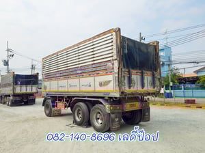 หางดั้มพ์คอกเกษตรสามเพลา อู่ ส.สมบัติ ปี 56 (2508)