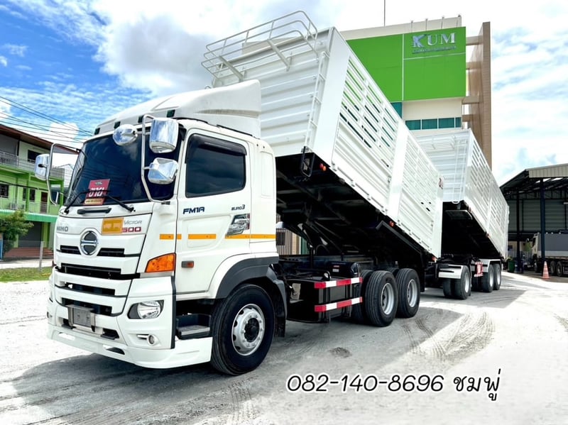 สิบล้อดั้มพ์ HINO FM1A 344 แรง ปี 66 (7371,9337)