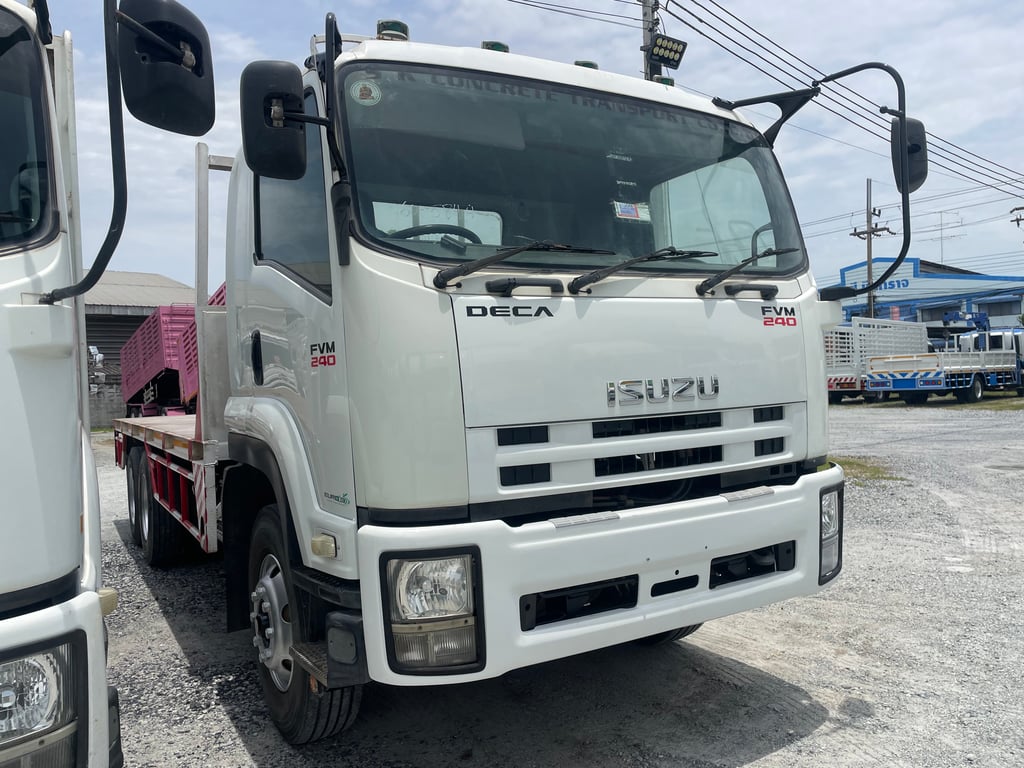 สิบล้อพื้นเรียบ ISUZU FVM 240แรง ปี 2555 (5844)