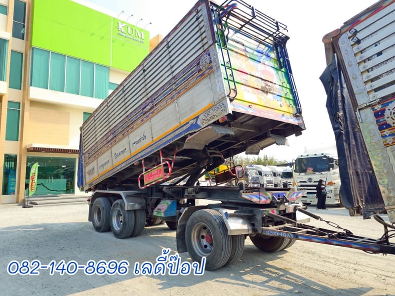 สิบสองล้อดั้มพ์พ่วง ISUZU FYH 360แรง ปี 55 (0856,0857) 