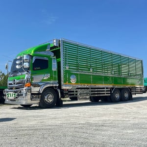 10 ล้อคอก HINO FL8J 260 ปี 66 ไมล์ 15,xxx (5115)