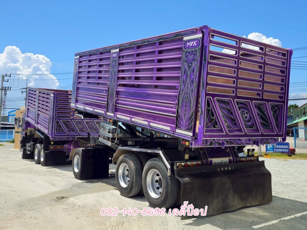สิบล้อดั้มพ์พ่วงแม่ลูก ISUZU FXZ 360แรง ปี 2566 (9106,9107)