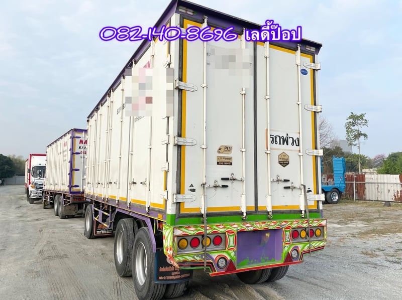 สิบล้อตู้สิบบานพ่วงแม่ลูก HINO FL8J 260แรง ปี 60 คู่หางพ่วงตู้สามเพลา ปี 63 (3133,4972)