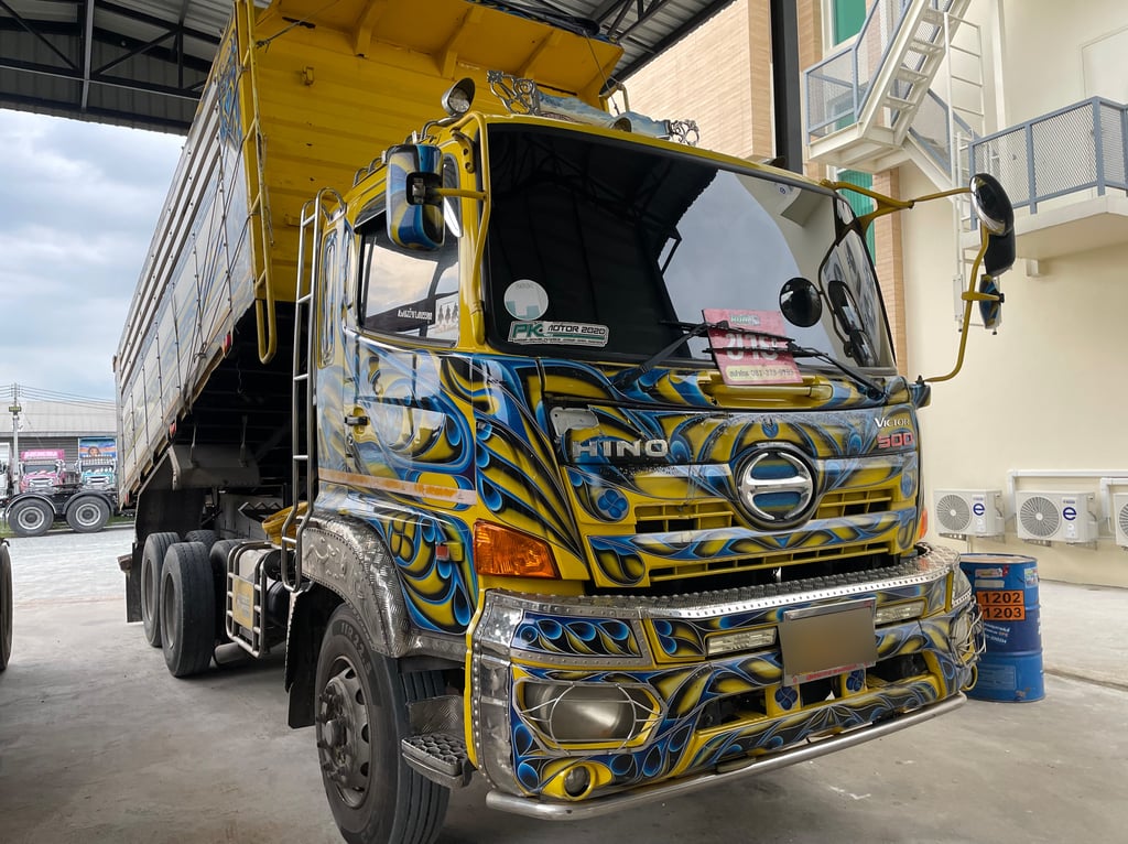 สิบล้อดั้มพ์ HINO FM1A 344 แรง ปี 2560 (0810)