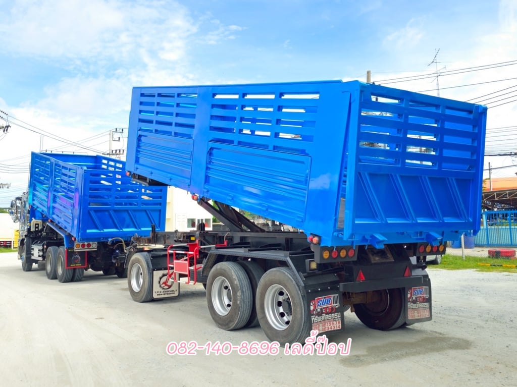 สิบล้อดั้มพ์พ่วง ISUZU FXZ 360แรง ปี 2566 (3502,3088)