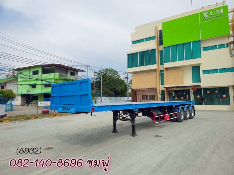 หางพื้นเรียบ สามเพลา  อู่ ST ปี 2558 (8932)