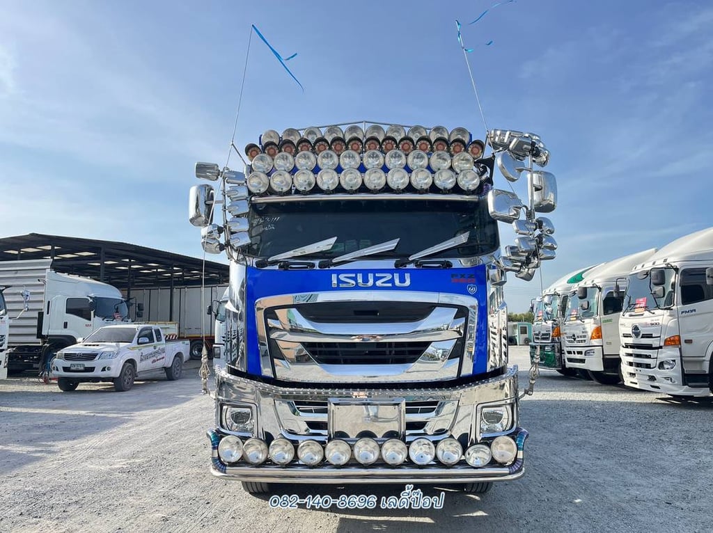 สิบล้อดั้มพ์พ่วงเกษตร ISUZU FXZ 360แรง ปี 66 (3111,3112) 